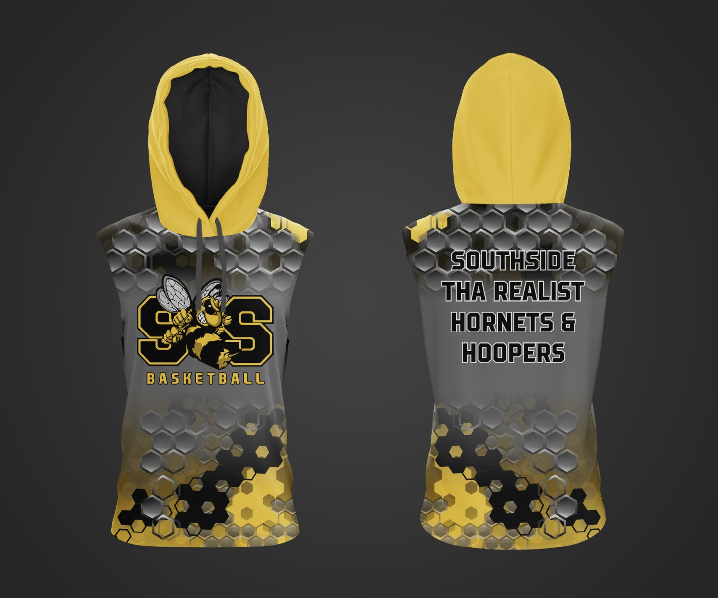 Basketball Sleeveless Hoodie