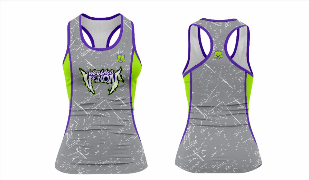 Venom Gray Racerback Tank