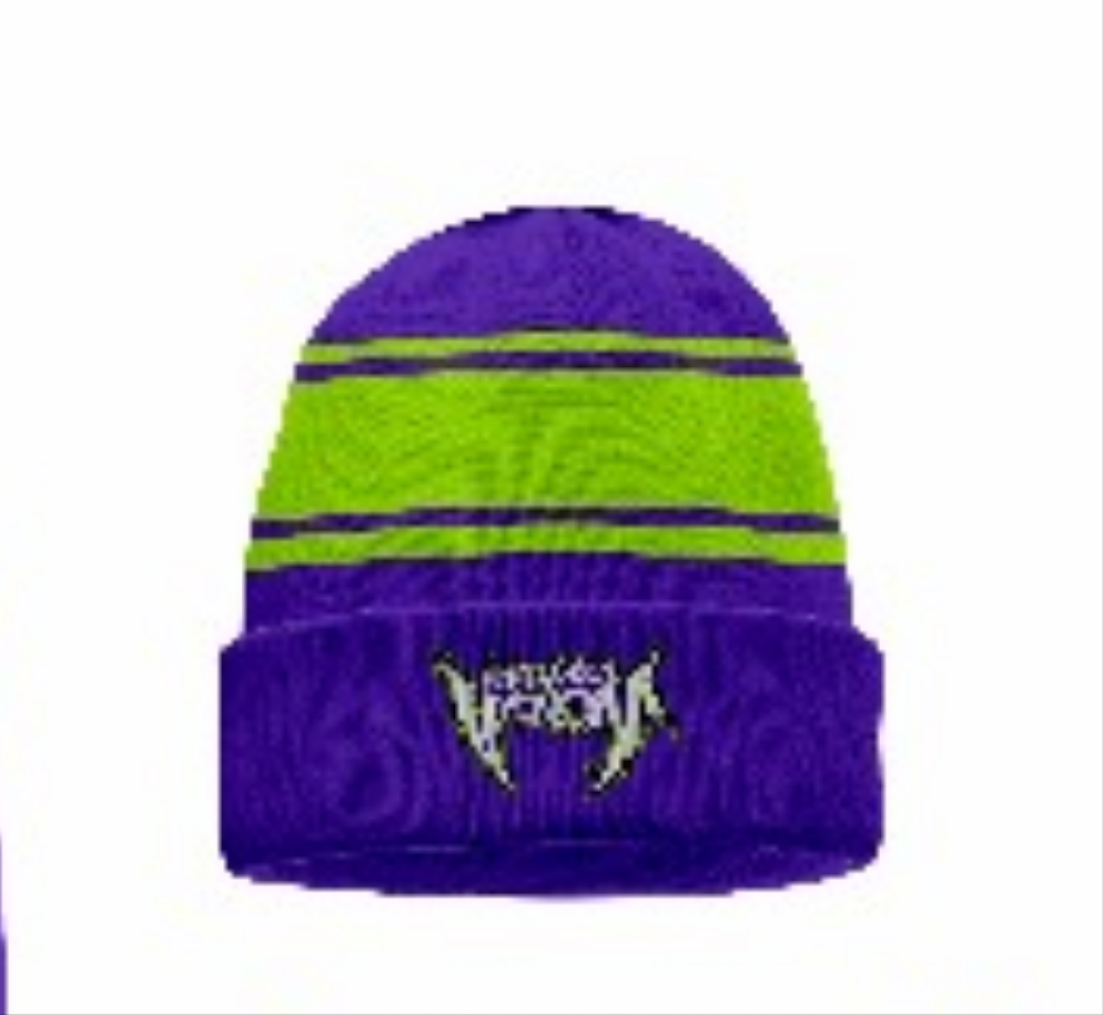 Venom Purple Beanies