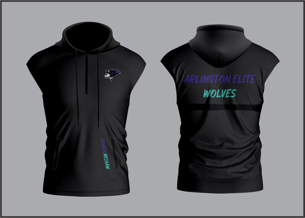 Wolves Sleeveless Hoodie