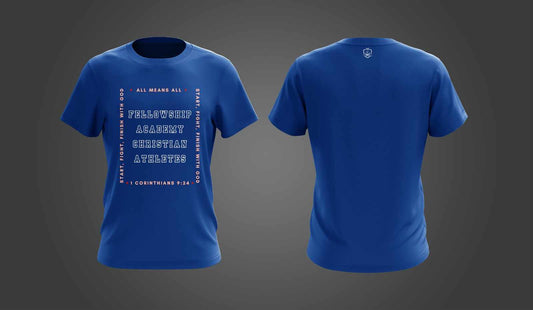 Start, Fight, Finish with God Short Sleeve T-Shirt
