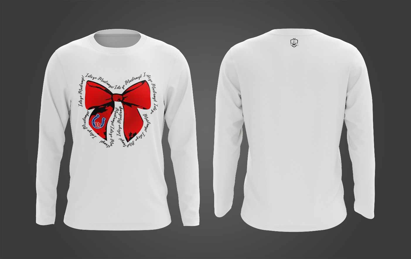 Let's Go Mustangs! Long Sleeve T-Shirt
